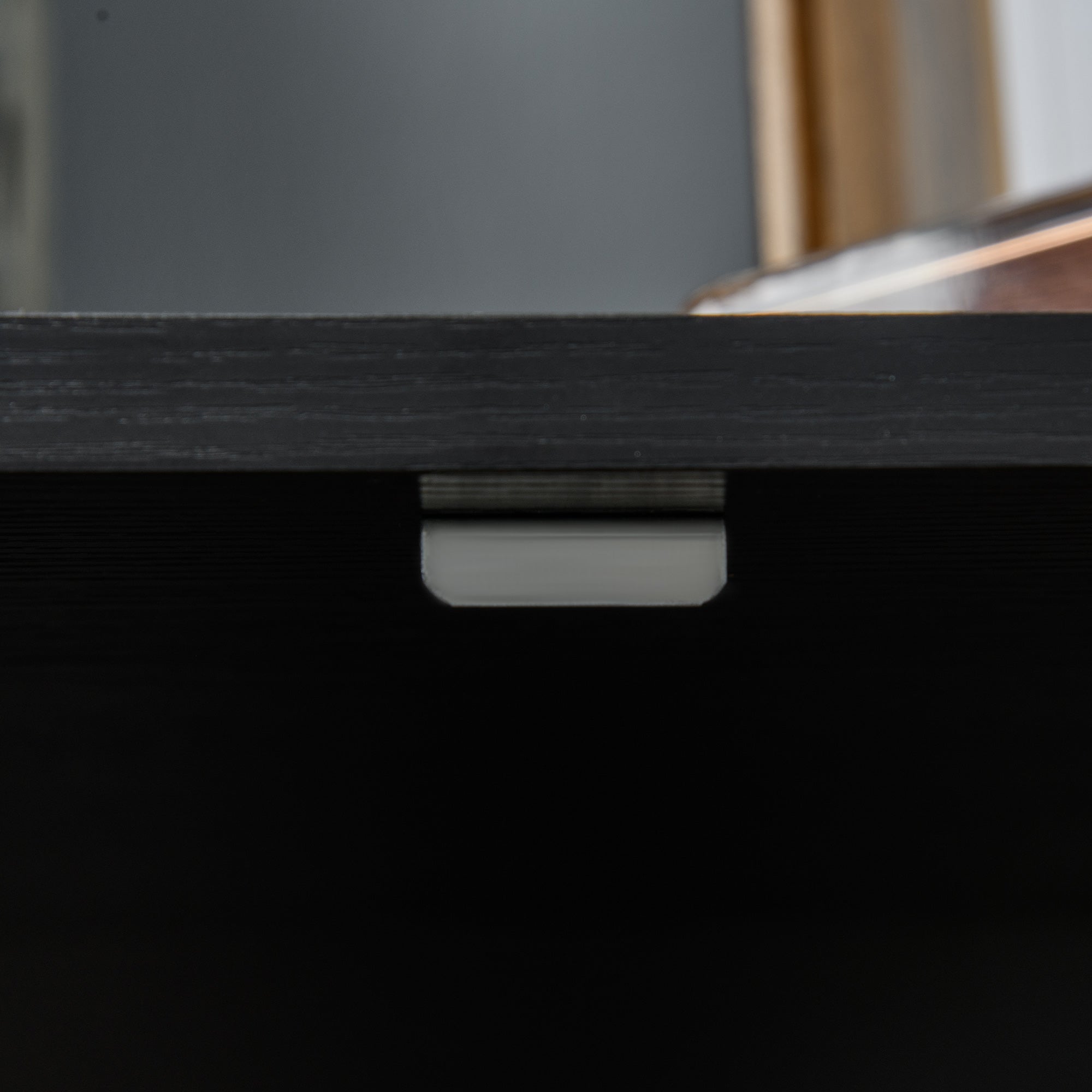 Vinsetto Two-Tier Locking Office Storage Cabinet - Black 
