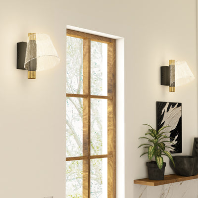 HOMCOM Led Wall Lamp 2 Pack, 5W Modern Indoor Starry Wall Light, Colour Temperature Adjustable 3000K/4000K/6500K, for Bedroom, Living Room, Hallway, Stairs, Black 