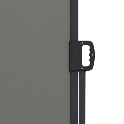 Outsunny Retractable Side Awning, Outdoor Privacy Screen for Garden, Hot Tub, Balcony, Terrace, Pool, 400 x 180cm, Dark Grey 