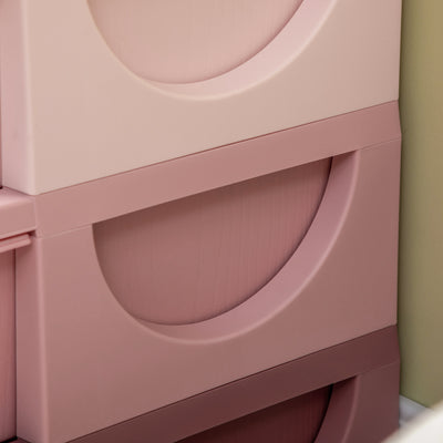 HOMCOM Kids Storage Unit, with Six Drawers - Pink 