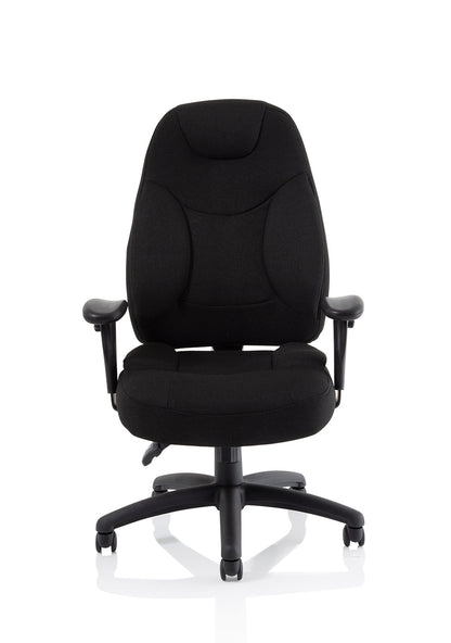 Galaxy Medium Back Task Operator Office Chair with Adjustable Arms