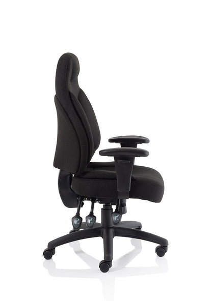 Galaxy Medium Back Task Operator Office Chair with Adjustable Arms