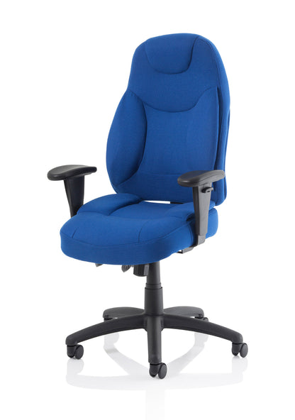 Galaxy Medium Back Task Operator Office Chair with Adjustable Arms