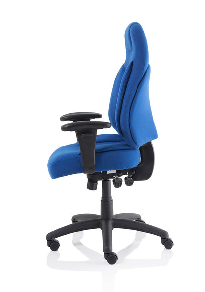 Galaxy Medium Back Task Operator Office Chair with Adjustable Arms