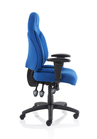 Galaxy Medium Back Task Operator Office Chair with Adjustable Arms