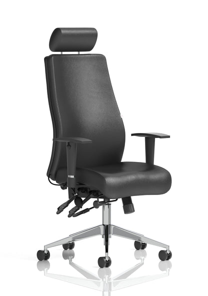 Onyx High Back Ergonomic Posture Chair with Height Adjustable Arms