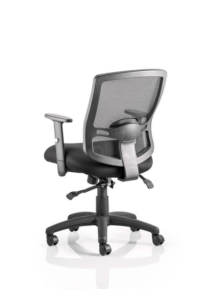 Portland II Medium Mesh Back Task Operator Office Chair with Arms