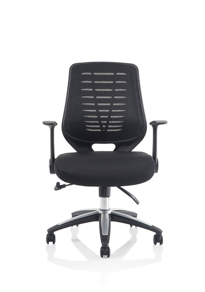 Relay Medium Mesh Back Task Operator Office Chair with Arms