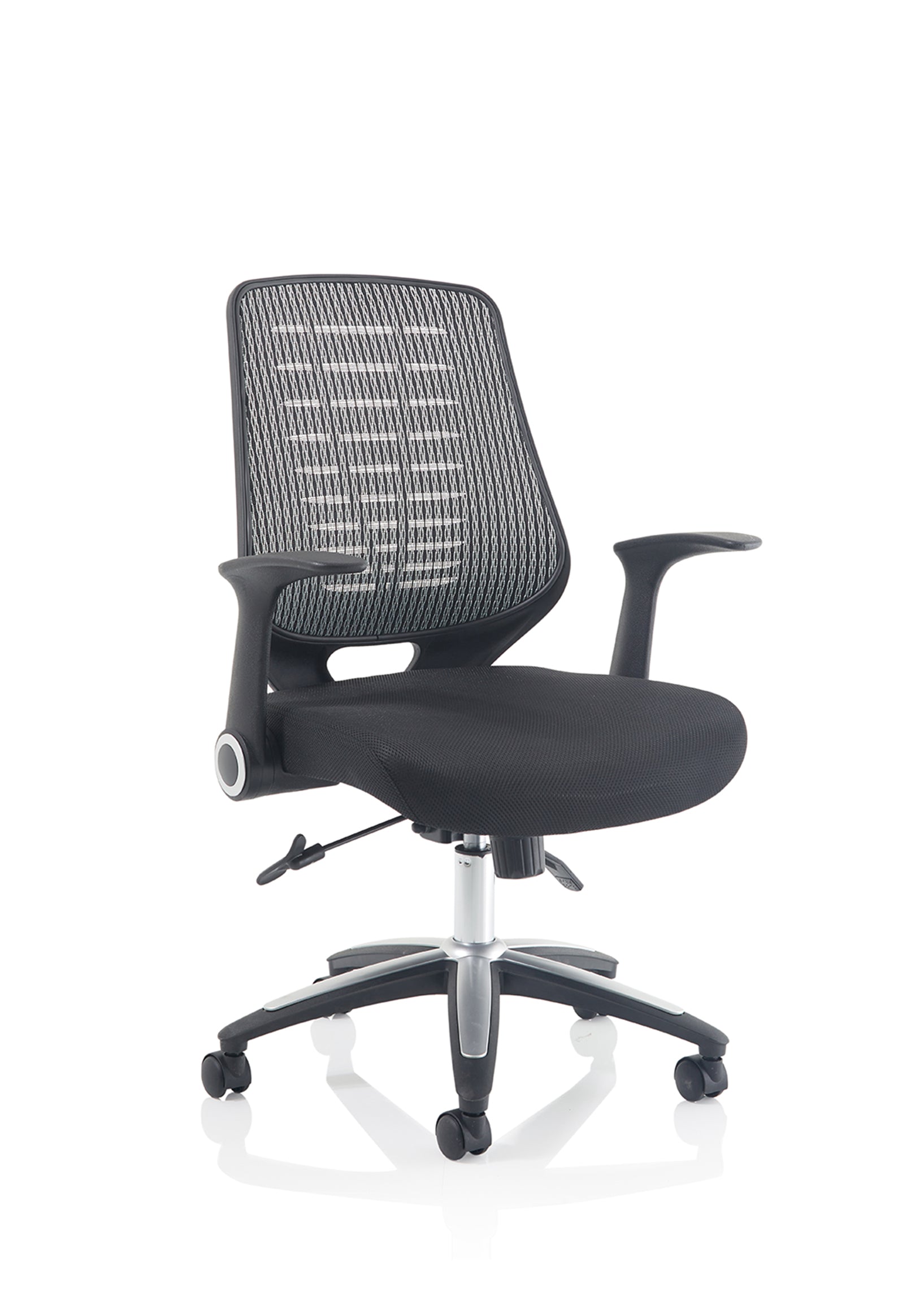 Relay Medium Mesh Back Task Operator Office Chair with Arms