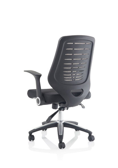 Relay Medium Mesh Back Task Operator Office Chair with Arms