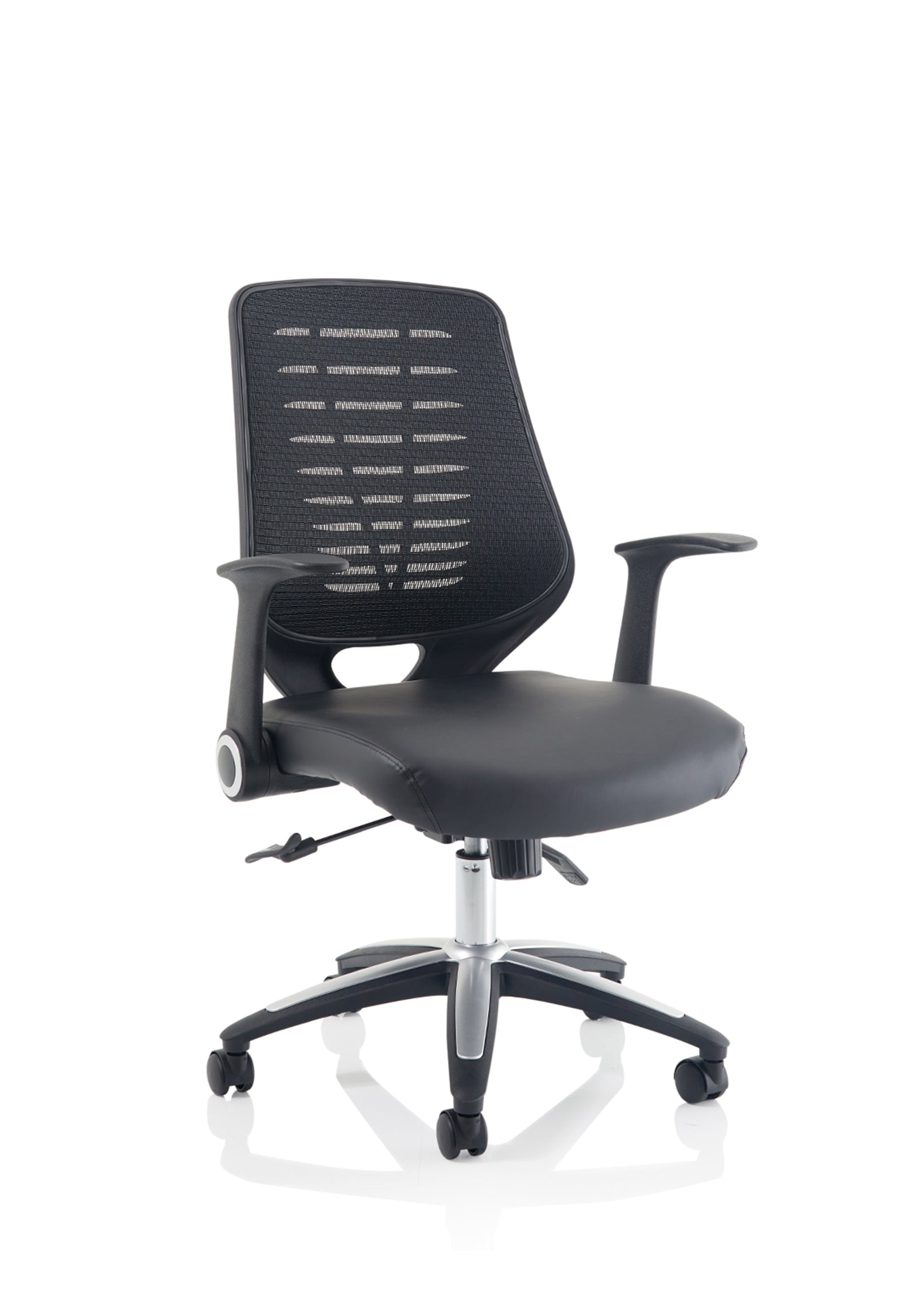 Relay Medium Mesh Back Task Operator Office Chair with Arms