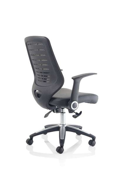 Relay Medium Mesh Back Task Operator Office Chair with Arms