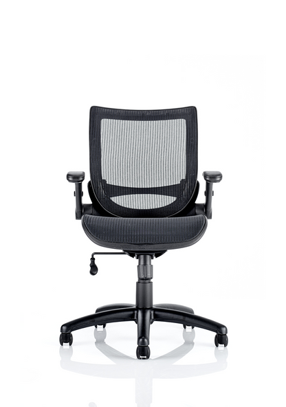 Fuller Medium Mesh Back Task Operator Office Chair with Folding Arms