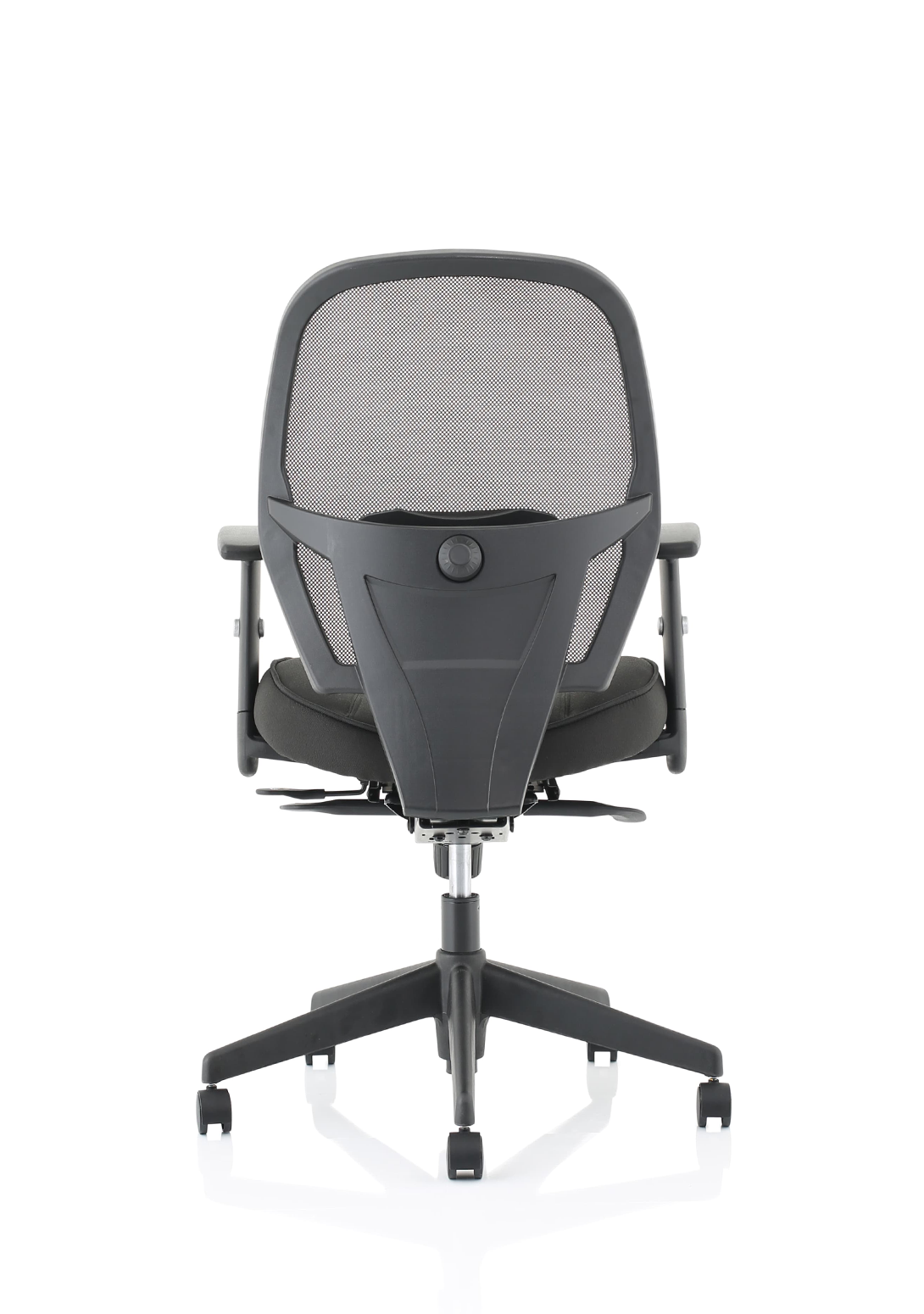 Denver High Mesh Back Black Task Operator Office Chair with Arms