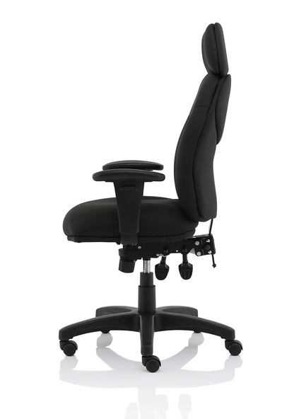 Jet High Back Black Fabric Task Operator Office Chair