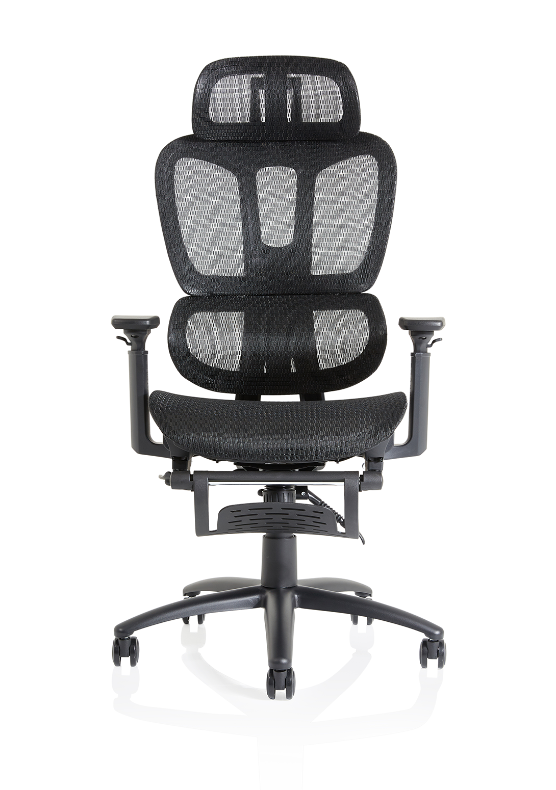 Horizon Executive Mesh Chair With Height Adjustable Arms and Footrest