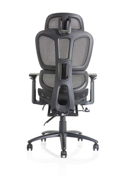 Horizon Executive Mesh Chair With Height Adjustable Arms and Footrest