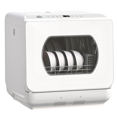 HOMCOM Multi-Program 6L Tabletop Dishwasher 