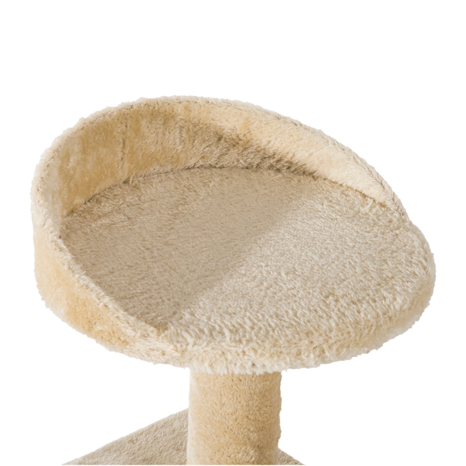 PawHut 100 cm Cat Tree for Indoor Cats Kitten Scratch Scratching Post Climbing Tower Activity Centre Beige 