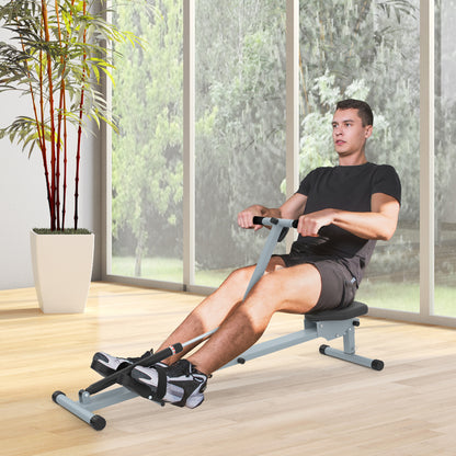 HOMCOM Rowing Machine Cardio Rower Workout Fitness Body Tonner Home Gym Training 