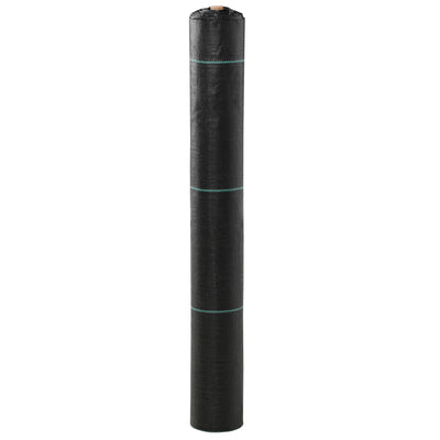 Outsunny 2m x 100m Heavy Duty Weed Control Membrane, Weed Membrane for Landscaping Driveway Gravel Artificial Grass Lawn Underlay, Black 