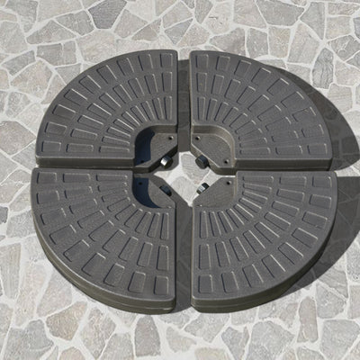 Outsunny Set of 4 Fillable Parasol Weights - 100kg 