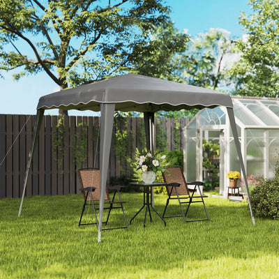 Outsunny 2.5 x 2.5M Pop up Garden Tent - Grey 