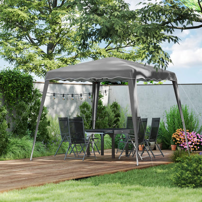 Outsunny 2.5 x 2.5M Pop up Garden Tent - Grey 
