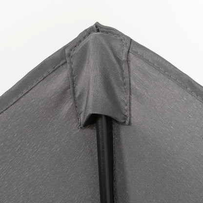 Outsunny 2m Garden Parasol Umbrella, Outdoor Sun Shade with 6 Sturdy Ribs for Balcony, Bench, Garden, Dark Grey 