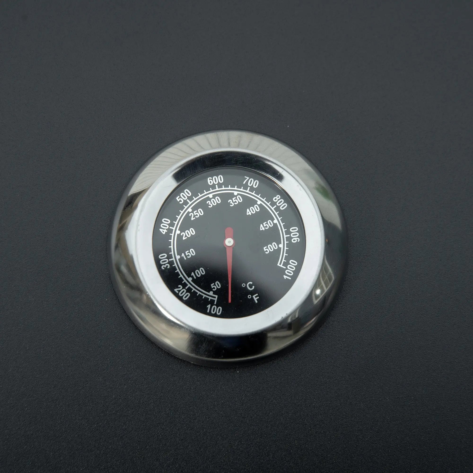 Outsunny 3 Burner Gas BBQ Grill Outdoor Portable Barbecue Trolley w/ Warming Rack, Side Shelves, Storage Cabinet, Thermometer, Carbon Steel, Black 