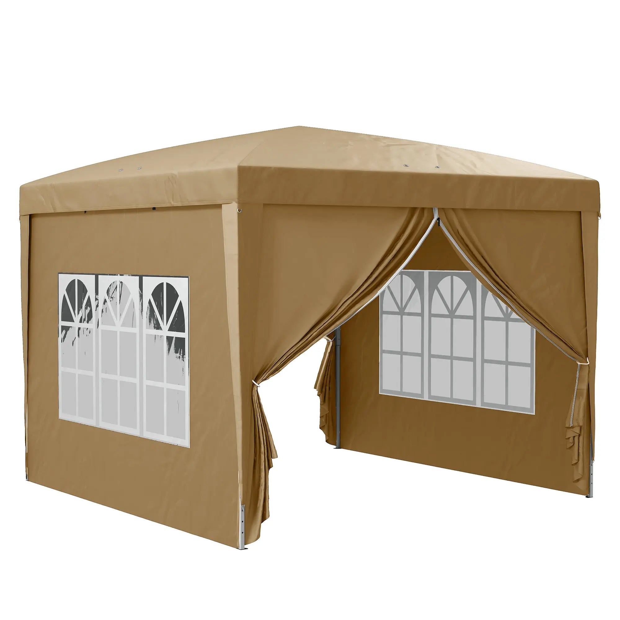 Outsunny 3 x 3(m) Pop Up Gazebo - Khaki 