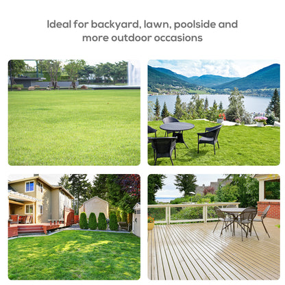 Outsunny 3(M)x3(M) Garden Gazebo Double Top Outdoor Canopy Patio Event Party Wedding Tent Backyard Sun Shade with Netting - Grey 