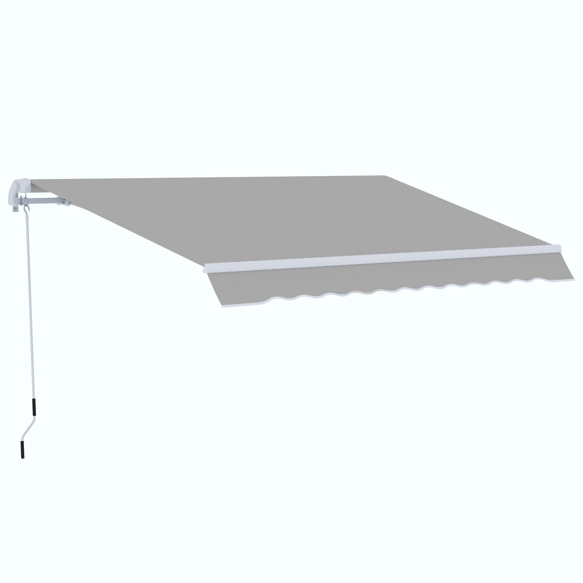 Outsunny Garden Patio Manual Awning Canopy Sun Shade Shelter Retractable 4 Size 5 Colour 
