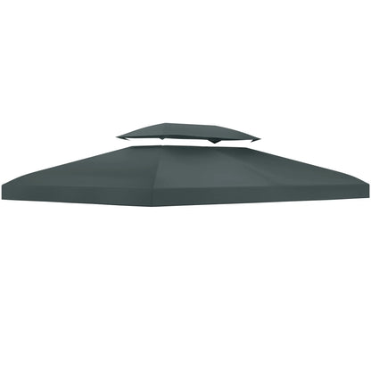 Outsunny Gazebo Roof Replacement, for 3 x 4m Frames - Grey 