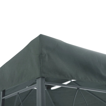 Outsunny Gazebo Roof Replacement, for 3 x 4m Frames - Grey 