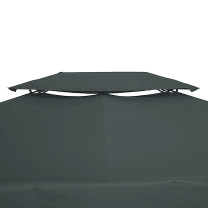 Outsunny Gazebo Roof Replacement, for 3 x 4m Frames - Grey 