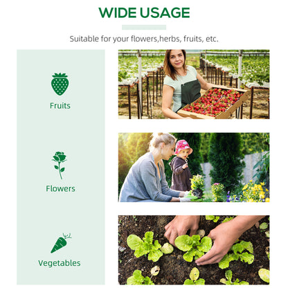 Outsunny Mini Greenhouse, Small Plant Grow House for Outdoor with Durable PE Cover, Observation Windows, 120 x 60 x 60 cm, Green 