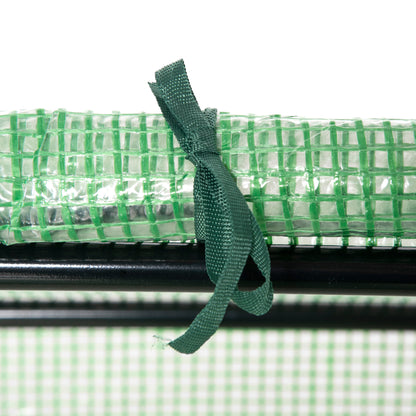 Outsunny Mini Greenhouse, Small Plant Grow House for Outdoor with Durable PE Cover, Observation Windows, 120 x 60 x 60 cm, Green 