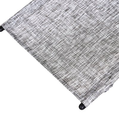Outsunny Steel Frame Zero Gravity Rocking Lounge Chair w/ Pillow Grey 