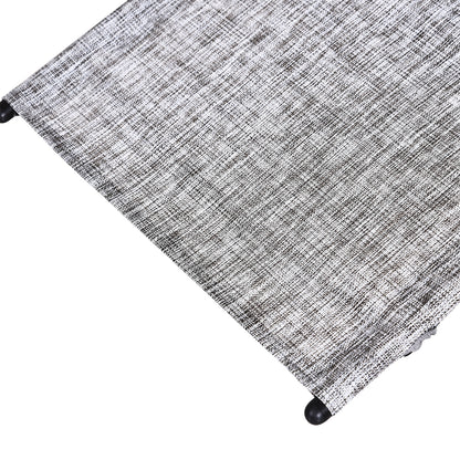 Outsunny Steel Frame Zero Gravity Rocking Lounge Chair w/ Pillow Grey 