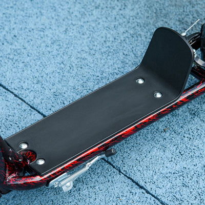 AIYAPLAY Kids Scooter with Adjustable Handlebar, Children's Kick Scooter with Non-slip Footplate, Rear Brake, Kickstand, Red 