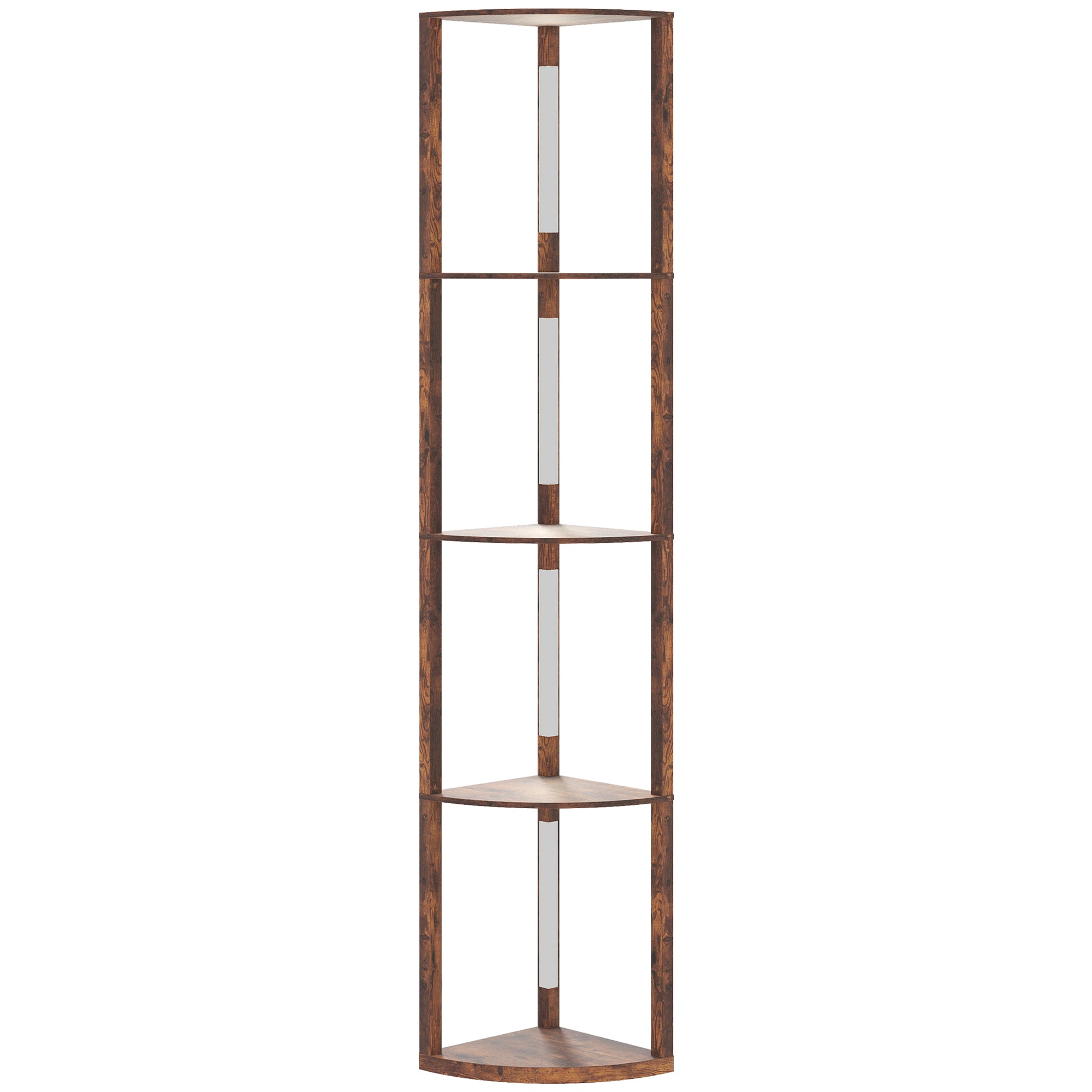 HOMCOM Three-Tier Corner Floor Lamp 