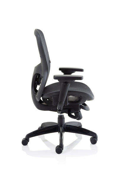 Stealth Shadow High Mesh Back Ergonomic Posture Chair with Arms