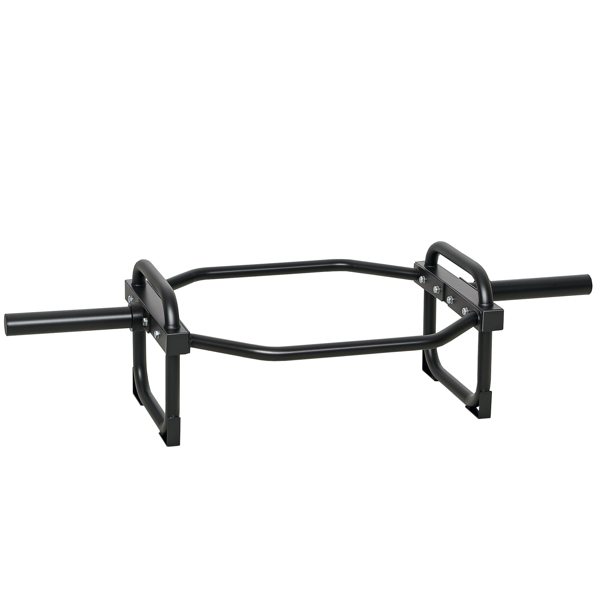SPORTNOW Olympic Trap Bar, 2" Hex Barbell Bar with 300kg Capacity for Deadlifts, Shrugs, Squats and Farmer Walks 