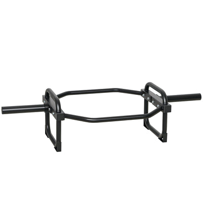 SPORTNOW Olympic Trap Bar, 2" Hex Barbell Bar with 300kg Capacity for Deadlifts, Shrugs, Squats and Farmer Walks 