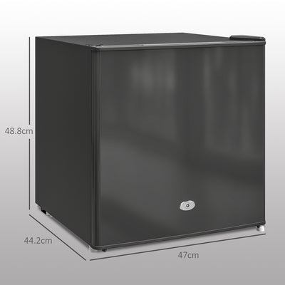 HOMCOM 35L Mini Freezer, -24℃ to -14℃ Temperature - Black 