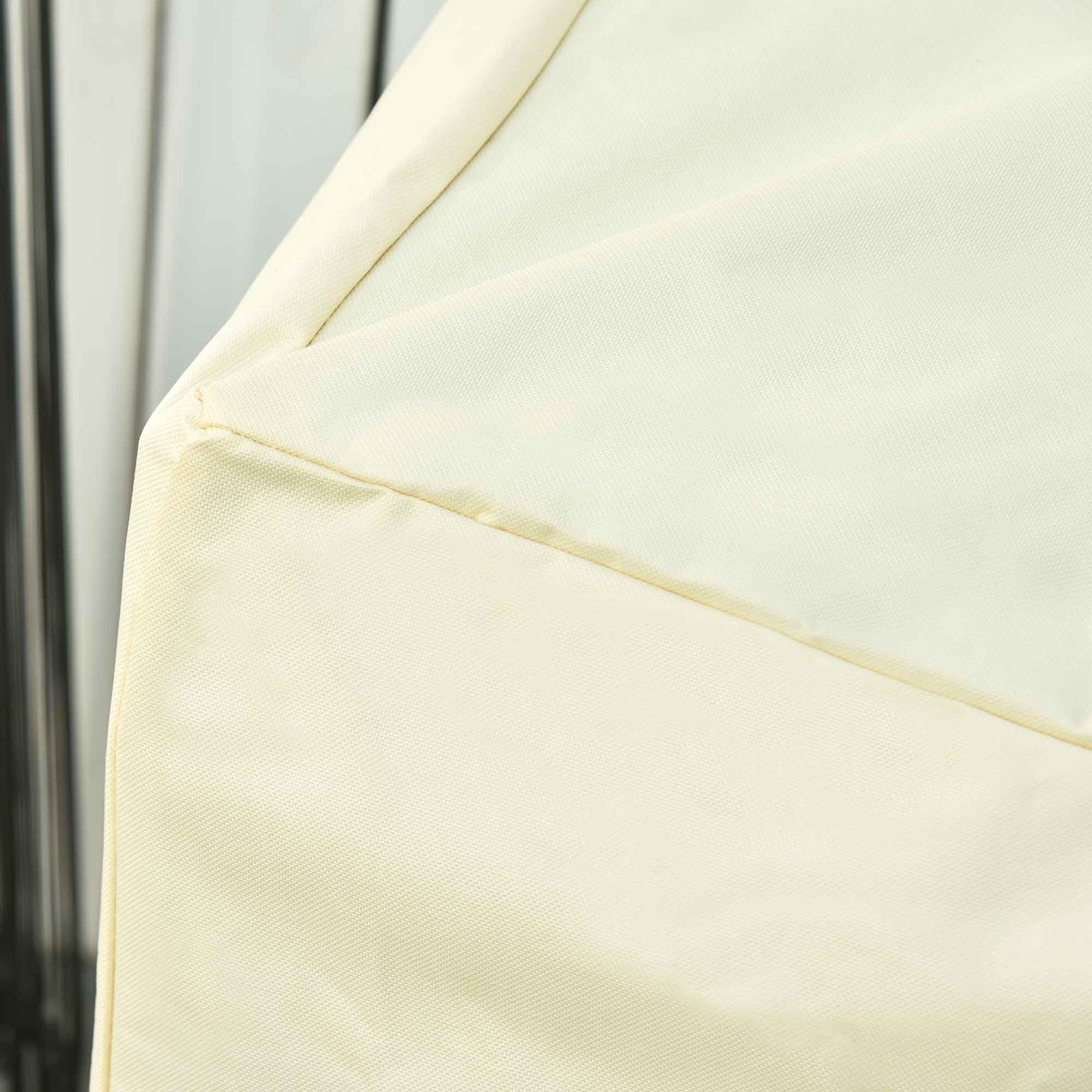 Outsunny 600D Oxford Cloth Furniture Cover, 2 Seater Sofa Protector for Garden Patio, Outdoor, Waterproof, Beige, 140L x 84W x 56/94H cm 