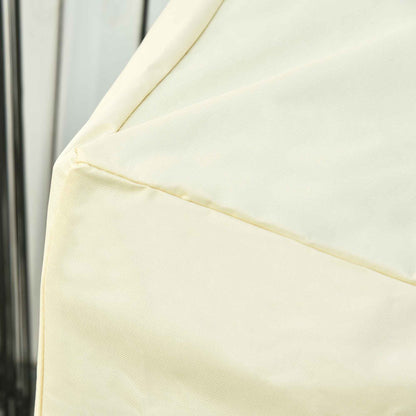 Outsunny 600D Oxford Cloth Furniture Cover, 2 Seater Sofa Protector for Garden Patio, Outdoor, Waterproof, Beige, 140L x 84W x 56/94H cm 