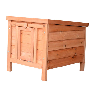 PawHut 20" Wooden Guinea Pigs Hutches-Fir Wood 