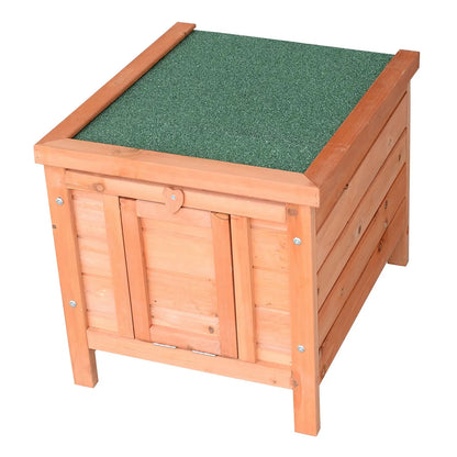 PawHut 20" Wooden Guinea Pigs Hutches-Fir Wood 
